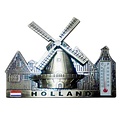 Matix Magnetische Windmühle und Häuser Holland - Bronze
