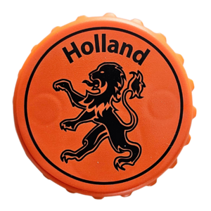 TTD Gifts Opener Holland bicycle - lion - Magnetic