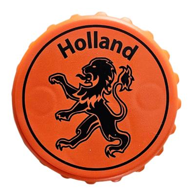 TTD Gifts Opener Holland bicycle - lion - Magnetic
