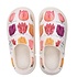 Robin Ruth Ladies' slippers - White with Tulips size 40-41