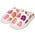Robin Ruth Ladies' slippers - White with Tulips size 40-41