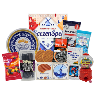 Typisch Hollands Nederlands familie cadeau en spellenpakket - Keezen