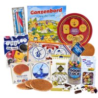 Typisch Hollands Nederlands familie cadeau en spellenpakket - Ganzenbord