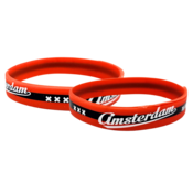 TTD Gifts Armband – Amsterdam rot-schwarz-weiß