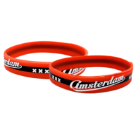TTD Gifts Armband – Amsterdam rot-schwarz-weiß