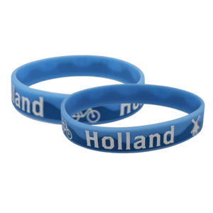 TTD Gifts Armbandje - Amsterdam - blauw - fiets