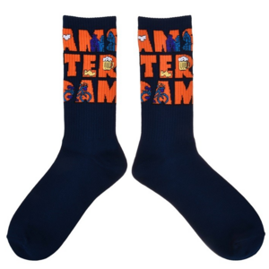 Robin Ruth Herrensocken Amsterdam - Schwarz-Orange