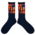 Robin Ruth Herrensocken Amsterdam - Schwarz-Orange - Größe 41-46