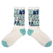Robin Ruth Damensocken Amsterdam - Weiß-blau Größe 36-41