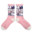 Robin Ruth Damensocken Amsterdam - Rosa-Weiß - Größe 36-41