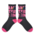 Robin Ruth Damensocken Amsterdam - Schwarz-Rosa - Größe 36-41