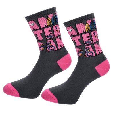 Robin Ruth Damessokken Amsterdam - Zwart-Roze - maat 36-41