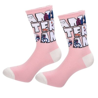 Robin Ruth Damensocken Amsterdam - Rosa-Weiß - Größe 36-41