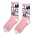 Robin Ruth Women's socks Amsterdam - Pink-White - size 36-41