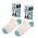 Robin Ruth Damensocken Amsterdam - Weiß-blau Größe 36-41