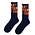 Robin Ruth Herrensocken Amsterdam - Schwarz-Orange - Größe 41-46