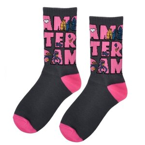 Robin Ruth Damessokken Amsterdam - Zwart-Roze - maat 36-41