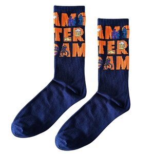 Robin Ruth Herensokken Amsterdam- Blauw-Oranje  - maat 41-46