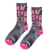 Robin Ruth Damessokken Amsterdam - Grijs-Roze - maat 36-41