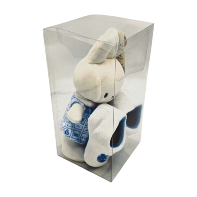Nijntje (c) Miffy Geschenkset – Kuscheltier und Holland Babyschuhe (0–6 Monate)