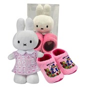 Nijntje (c) Miffy Geschenkset – Kuscheltier und Babyschuhe (0–6 Monate) – Holland Babyschuhe