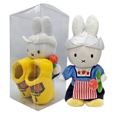Nijntje (c) Miffy Geschenkset – Kuscheltier und Babyschuhe (0–6 Monate)