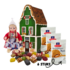 Typisch Hollands Old Dutch house (tin) Doll - mini stroopwafels and candy