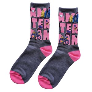 Robin Ruth Damessokken Amsterdam - Grijs-Roze - maat 36-41