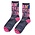 Robin Ruth Damensocken Amsterdam - Grau-Rosa - Größe 36-41