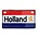 TTD Gifts Magnetic license plate Holland - Red-White-Blue