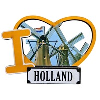 TTD Gifts Magneet  I love Holland - Molens