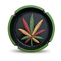 TTD Gifts Ashtray Amsterdam -Red-Yellow-Green