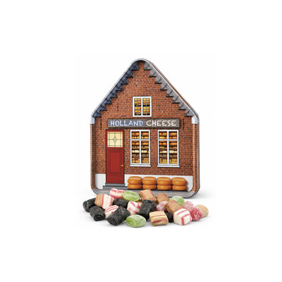 Typisch Hollands Holland blik - Huisje - Snoepmix oud Hollands