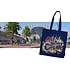 Matix Baumwolltasche Rotterdam blaue Ornamente
