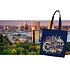 Matix Baumwolltasche Rotterdam blaue Ornamente