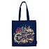 Matix Baumwolltasche Rotterdam blaue Ornamente