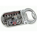 Matix Magneet opener fiets met glitter letters Amsterdam - tin