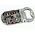 Matix Magneet opener fiets met glitter letters Amsterdam - tin