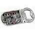 Matix Magneet opener fiets met glitter letters Amsterdam - tin
