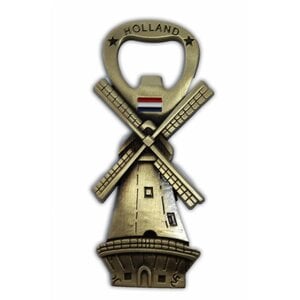Matix Molen - Magneet - Flesopener - Brons
