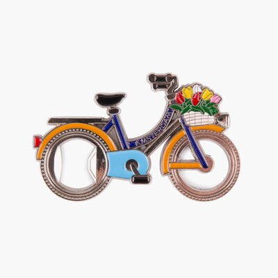 matix Magnetic bicycle opener Amsterdam - blue