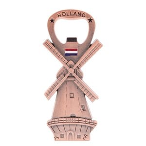 Matix Molen - Magneet - Flesopener - Koper