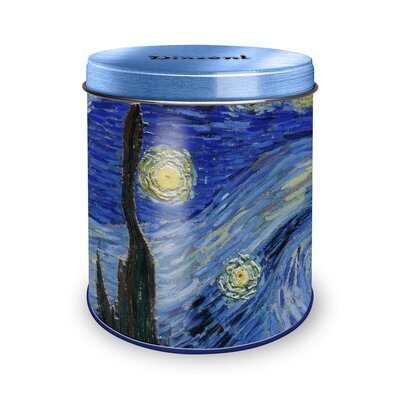 Stroopwafels (Typisch Hollands) Stroopwafels in embossed tin - Van Gogh - Starry Night