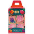 Typisch Hollands Weihnachtskugel- und Schokoladen-Geschenkset – Thema: Holländische Tulpen