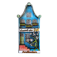 Typisch Hollands Magnetic house facade - Vincent van Gogh - Almond blossom -