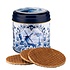 Matix Stroopwafels in Delfts blauw blik - Nederlands Molenlandschap