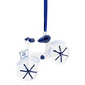 Heinen Delfts blauw Kerstornament Delfts blauwe fiets