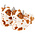 Apollo Dierenpantoffels - Koe -  Bruin-Wit