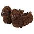 Apollo Children's slippers - animals - White sheep - brown