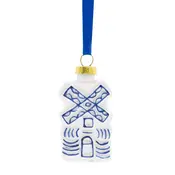 Heinen Delfts blauw Kerstornament Delfts blauwe speculaas